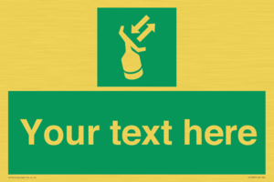 Custom sign safe condition Search and rescue transponder